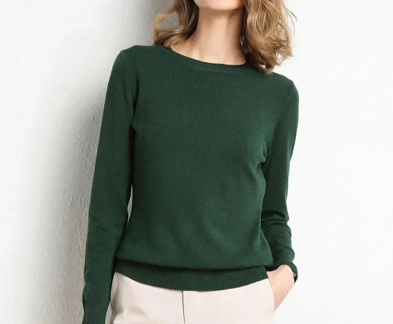 Luméa™ | Pull confort en laine essentiel