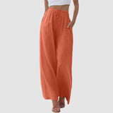 Luméa™ | Pantalon confort à jambe large et taille haute