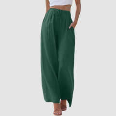 Luméa™ | Pantalon taille haute à jambes larges