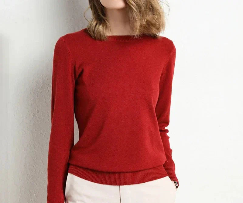 Luméa™ | Pull confort en laine essentiel
