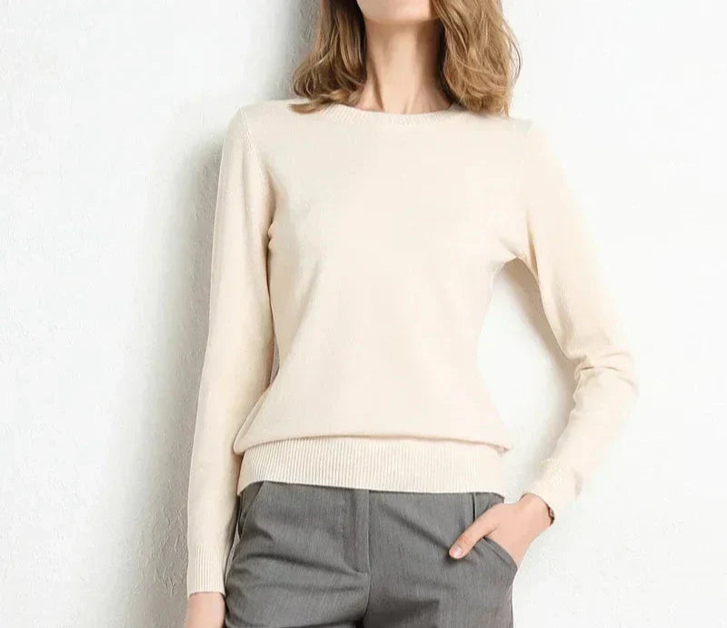 Luméa™ | Pull confort en laine essentiel