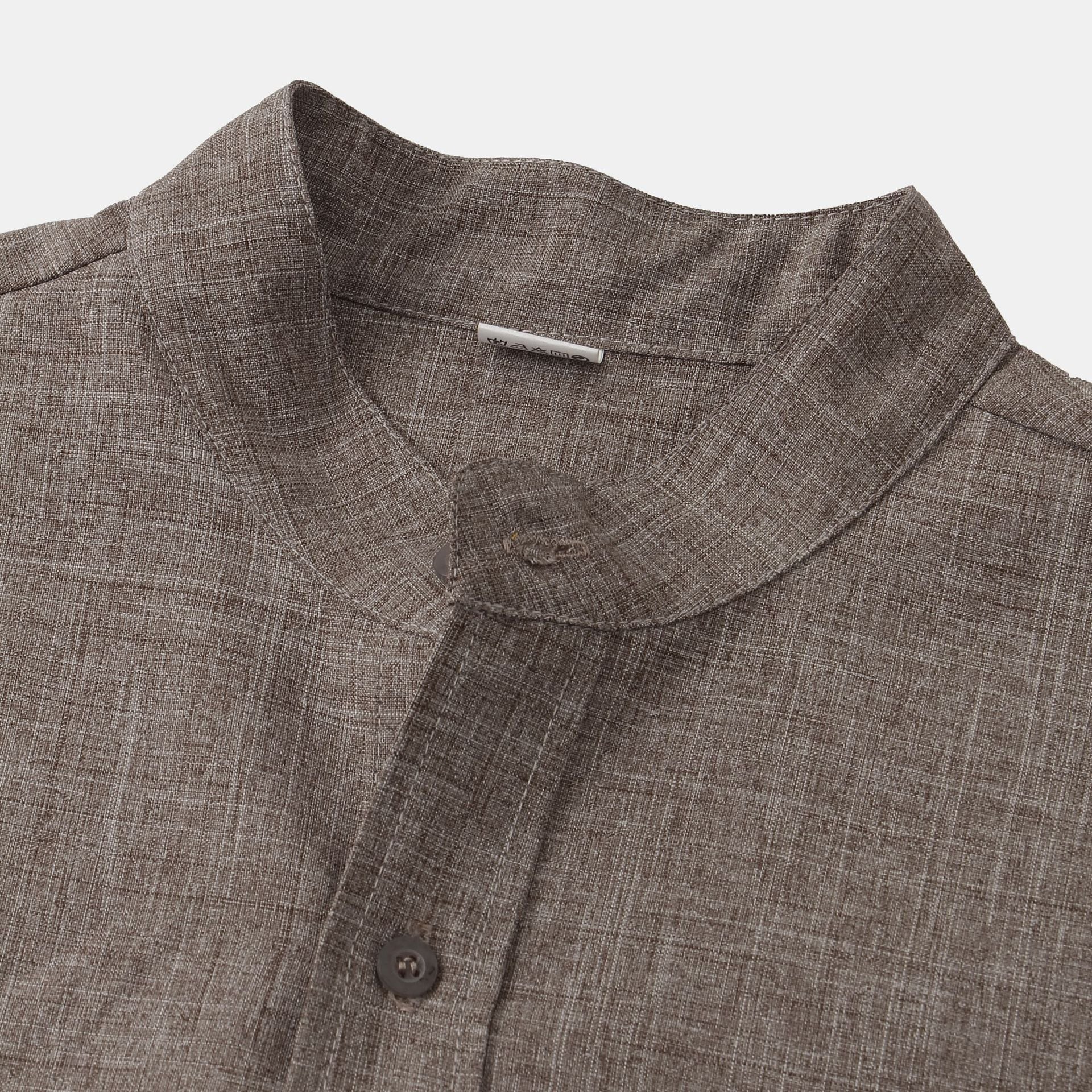 Luméa™ | Chemise en coton unie avec boutons
