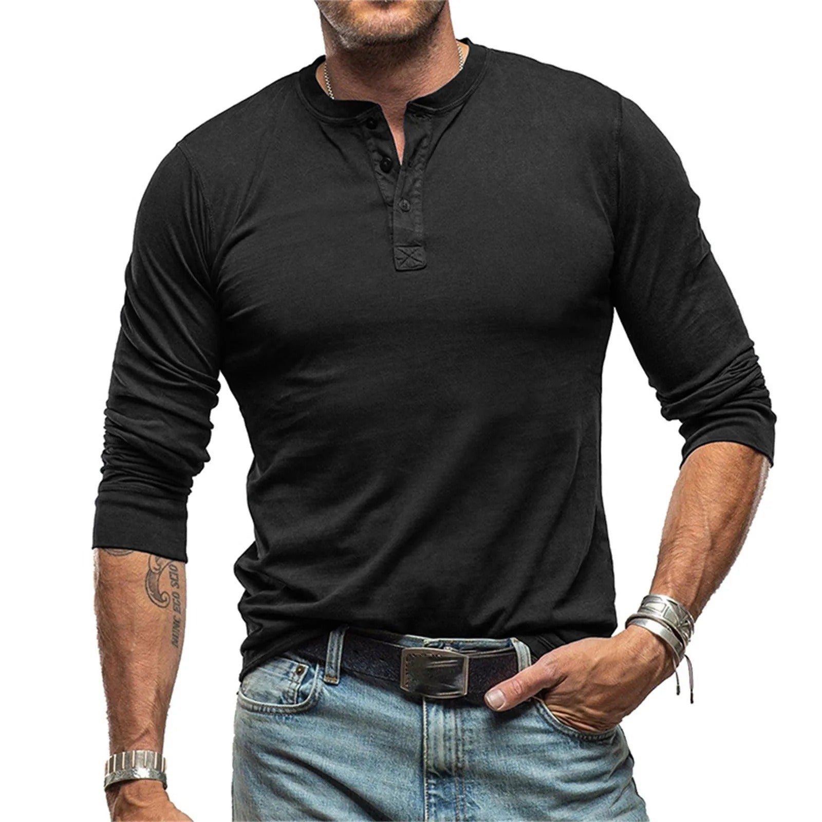 Luméa™ - Chemise vintage à manches longues