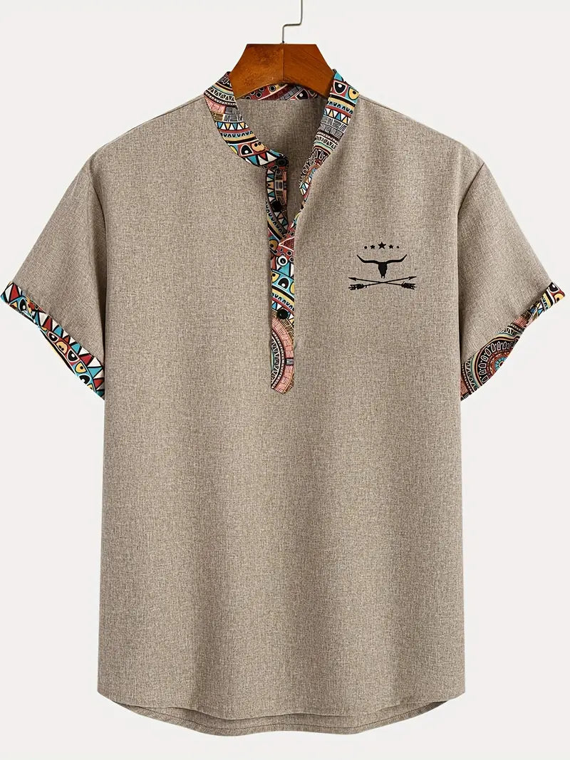 Luméa™ | Chemise Élégante à Manches Courtes
