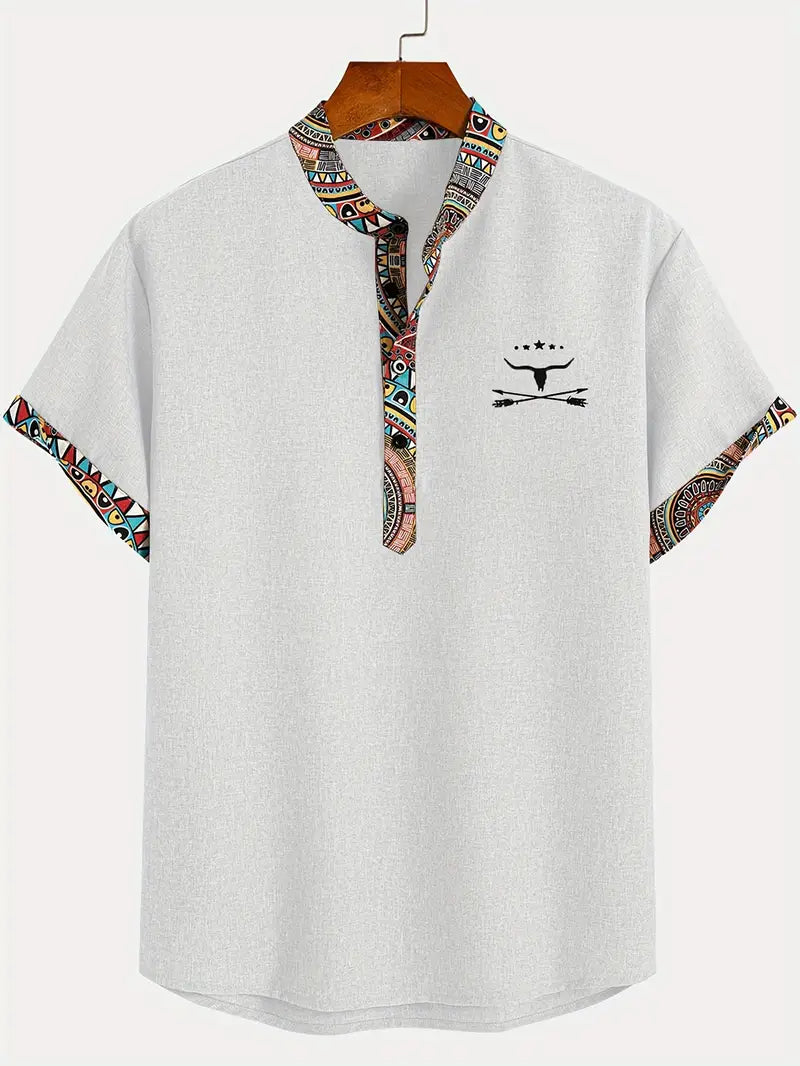 Luméa™ | Chemise Élégante à Manches Courtes