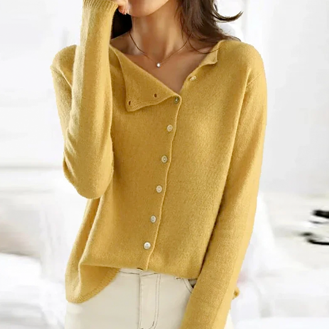 Luméa™ | Cardigan classique en maille boutonnée