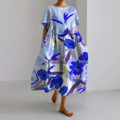 Luméa™ | Robe VALENTINA été fleurie coupe flatteuse fluide