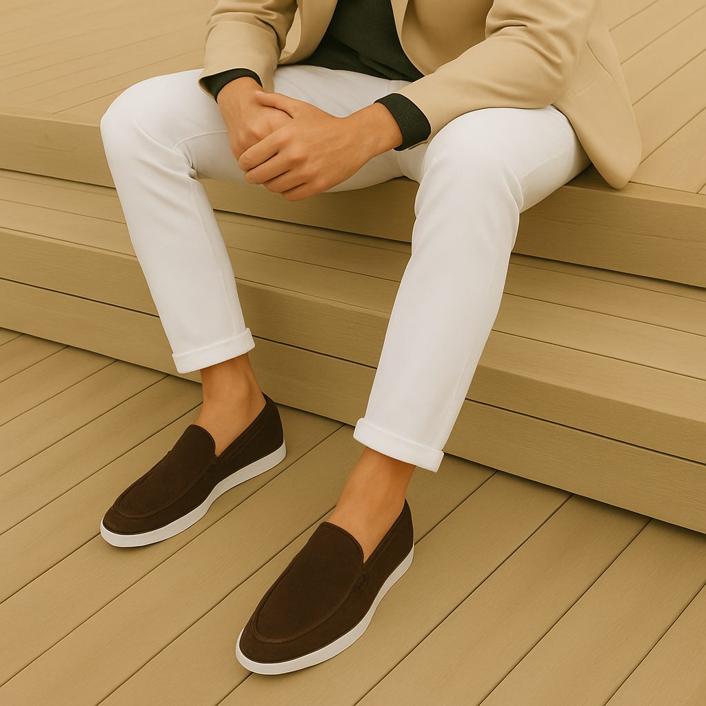 Luméa™ | Mocassins élégants en suède