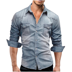 Luméa™ | Chemise en denim moderne pour homme