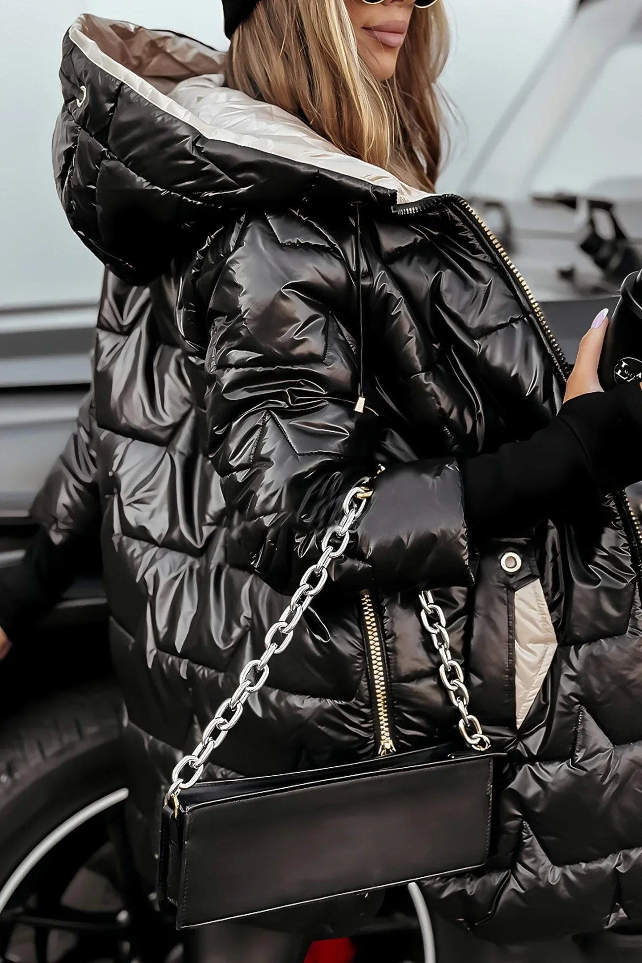 Luméa™ | Manteau d’Hiver Élégant avec Capuche et Doublure Matelassée