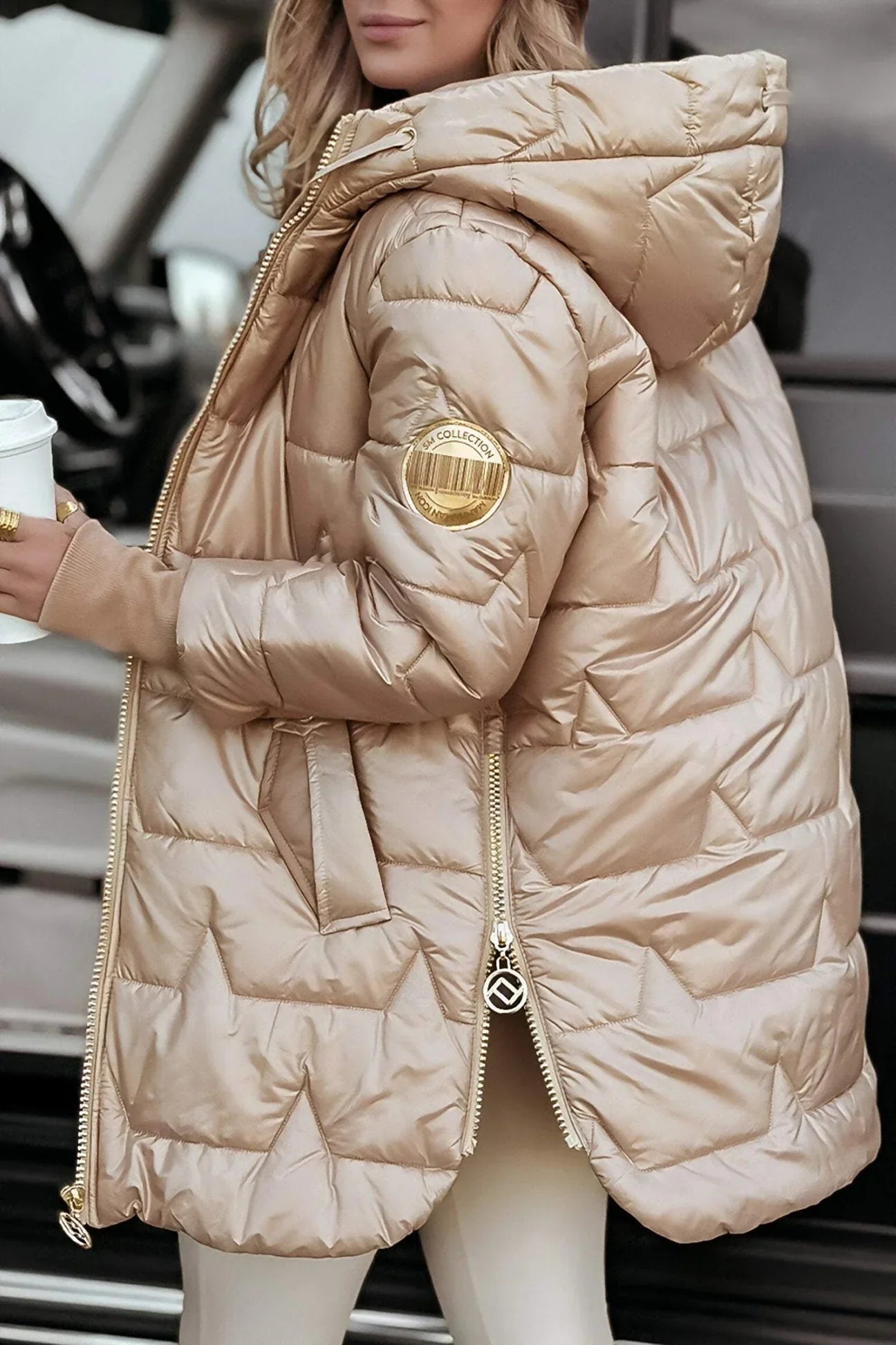 Luméa™ | Manteau d’Hiver Élégant avec Capuche et Doublure Matelassée