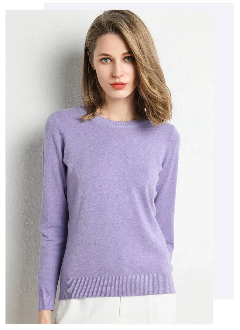 Luméa™ | Pull confort en laine essentiel