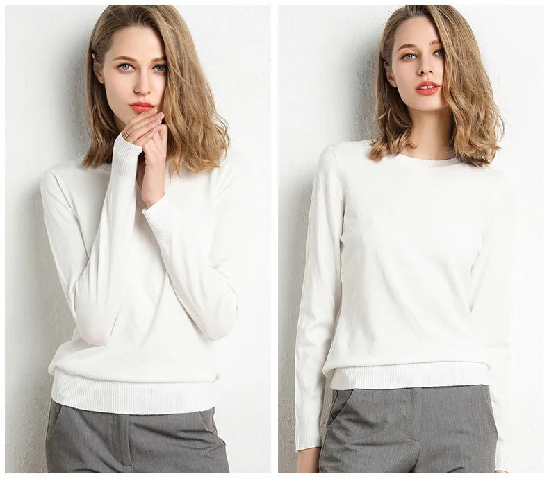 Luméa™ | Pull confort en laine essentiel