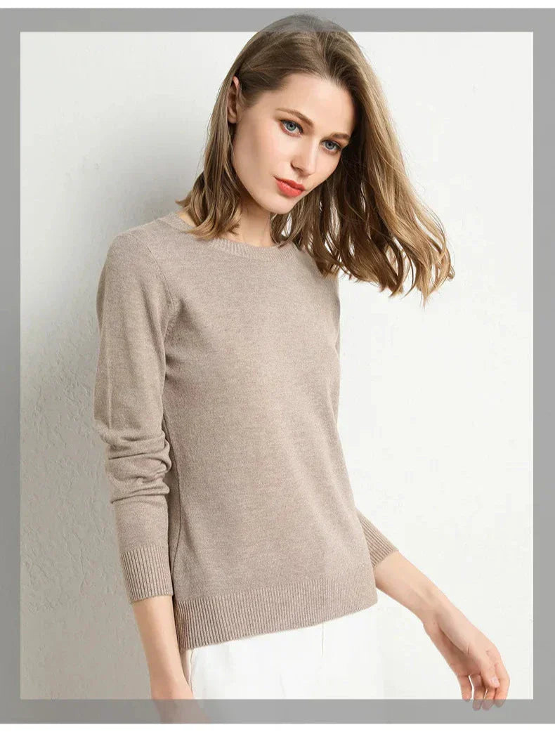 Luméa™ | Pull confort en laine essentiel