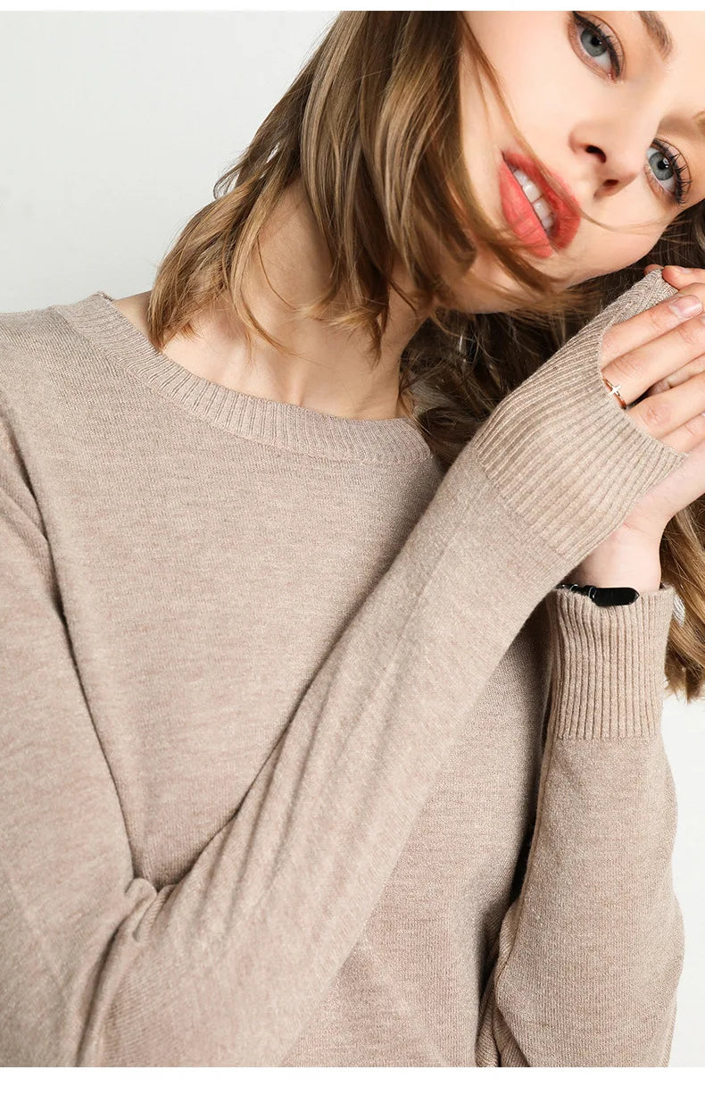 Luméa™ | Pull confort en laine essentiel