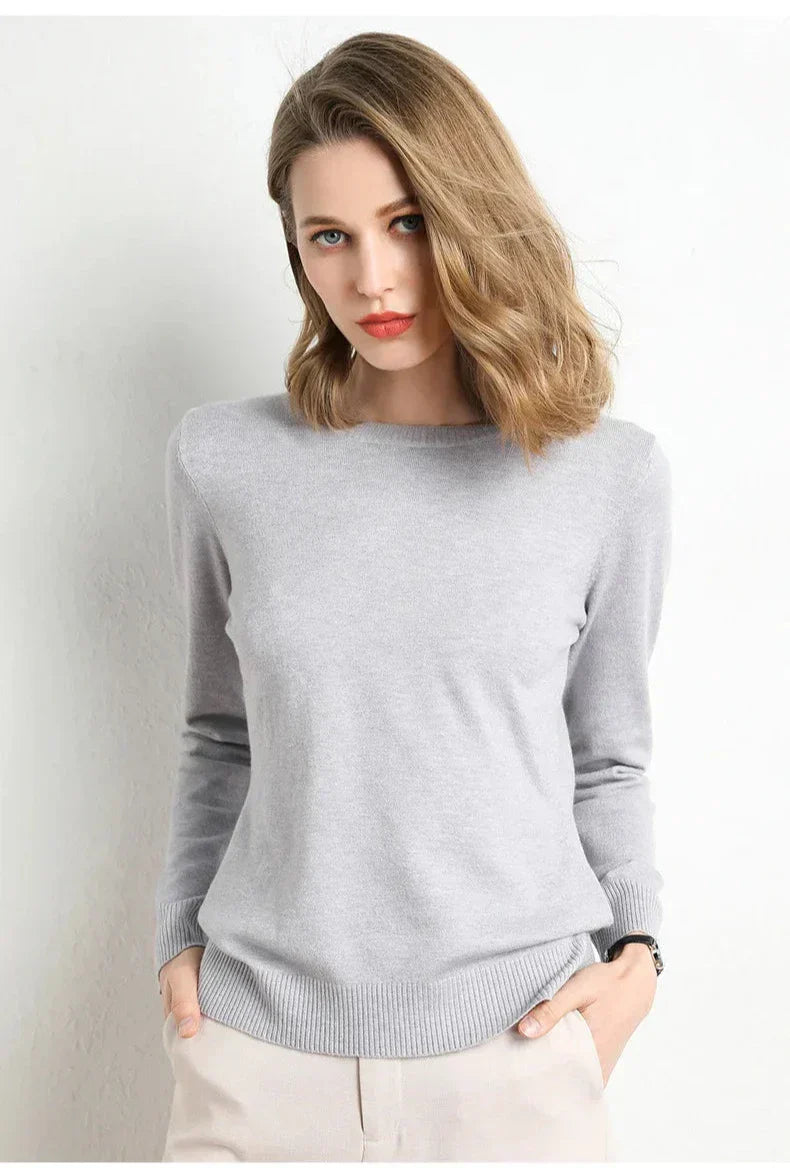 Luméa™ | Pull confort en laine essentiel